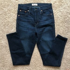 10 inch High Riser Skinny Skinny - Dark Wash